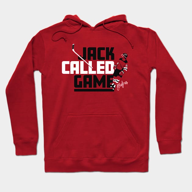 Jack Hughes Jack Called Game Hoodie by stevenmsparks